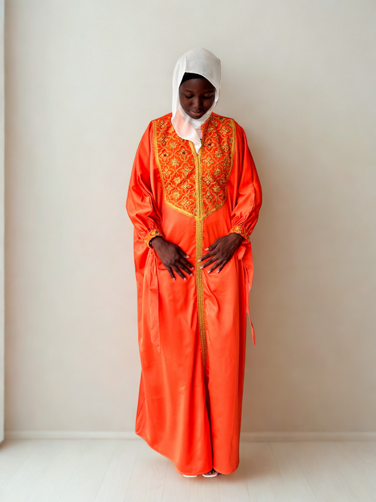 Boubou Orange Lumière