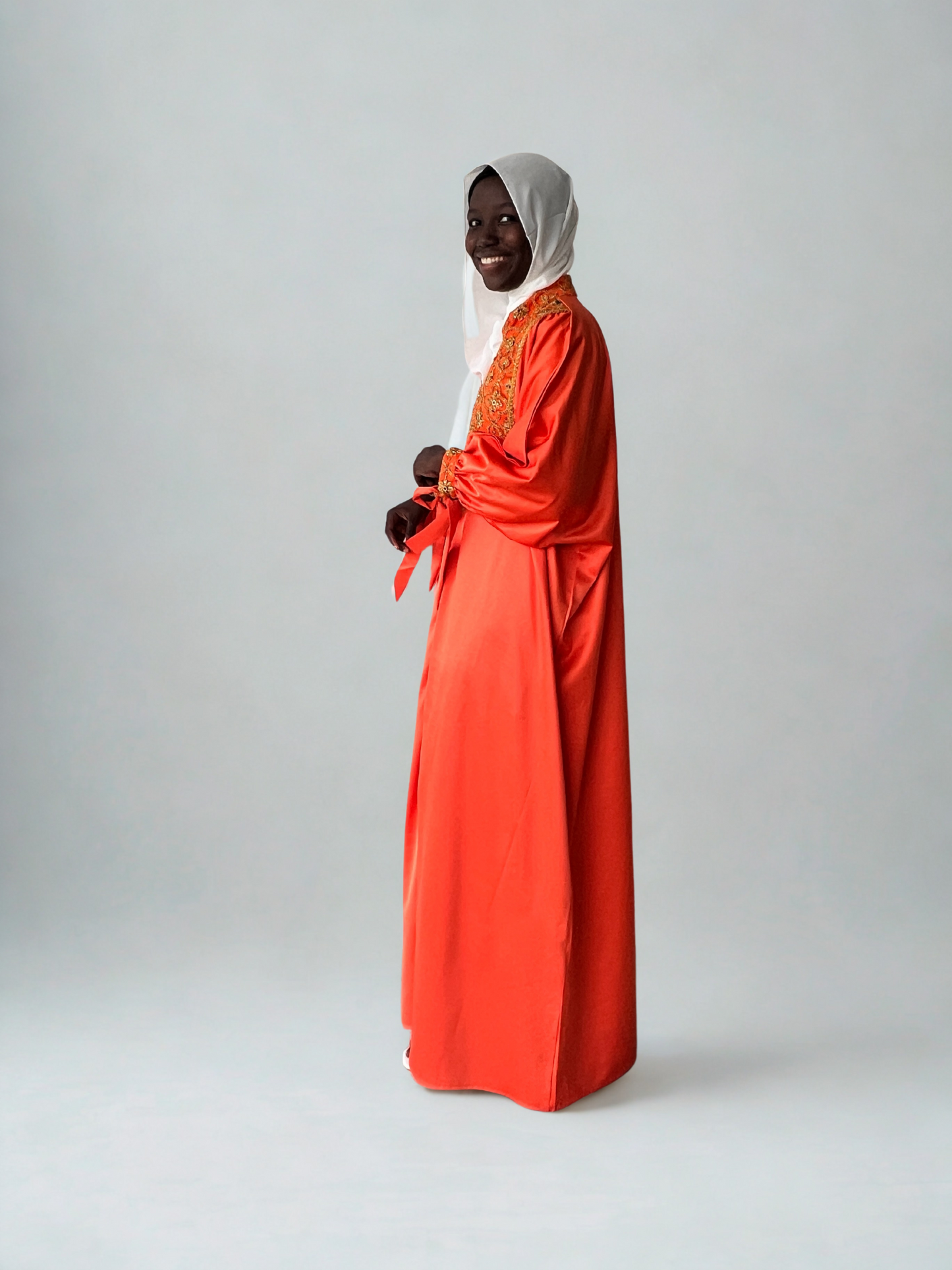 Boubou Orange Lumière