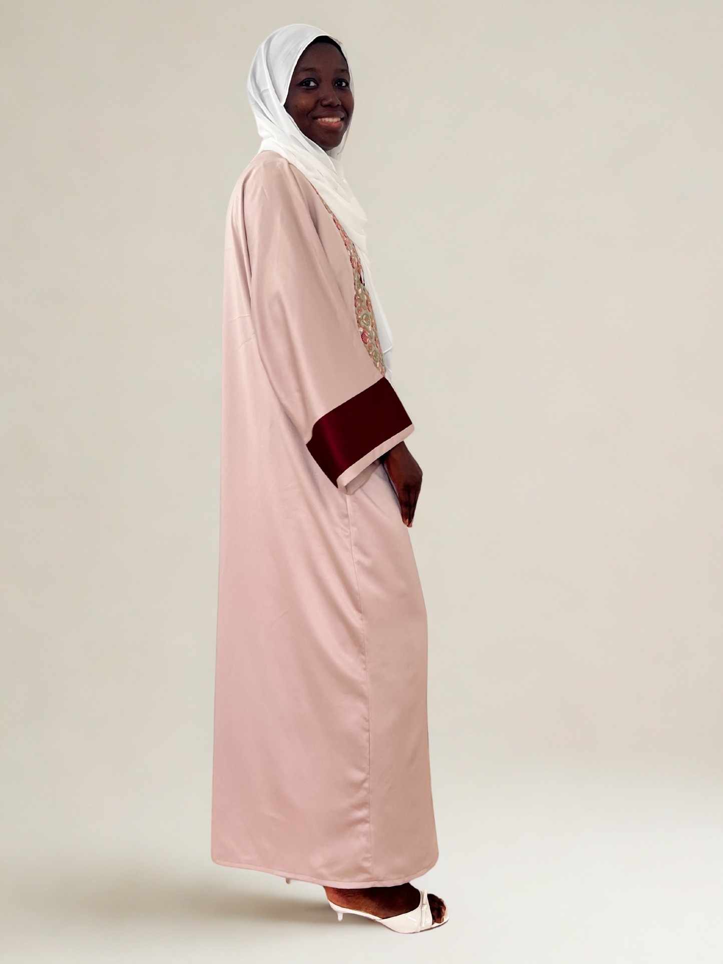 Abaya Royale Bordeaux