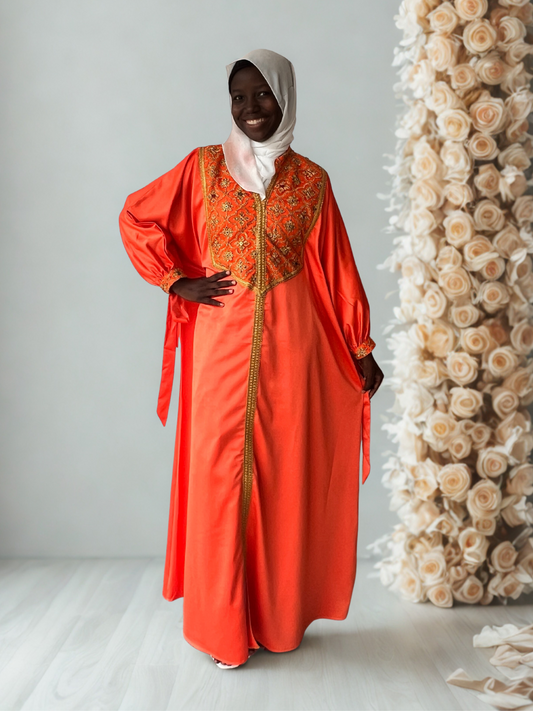 Boubou Orange Lumière